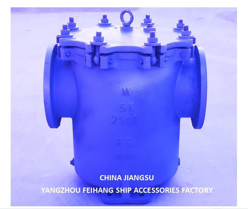IMPA 872011-Marine Can Water Filter Can Casting Steel, Nom Dia 250mm JISF 7121 10K-250A Can Water Strainers