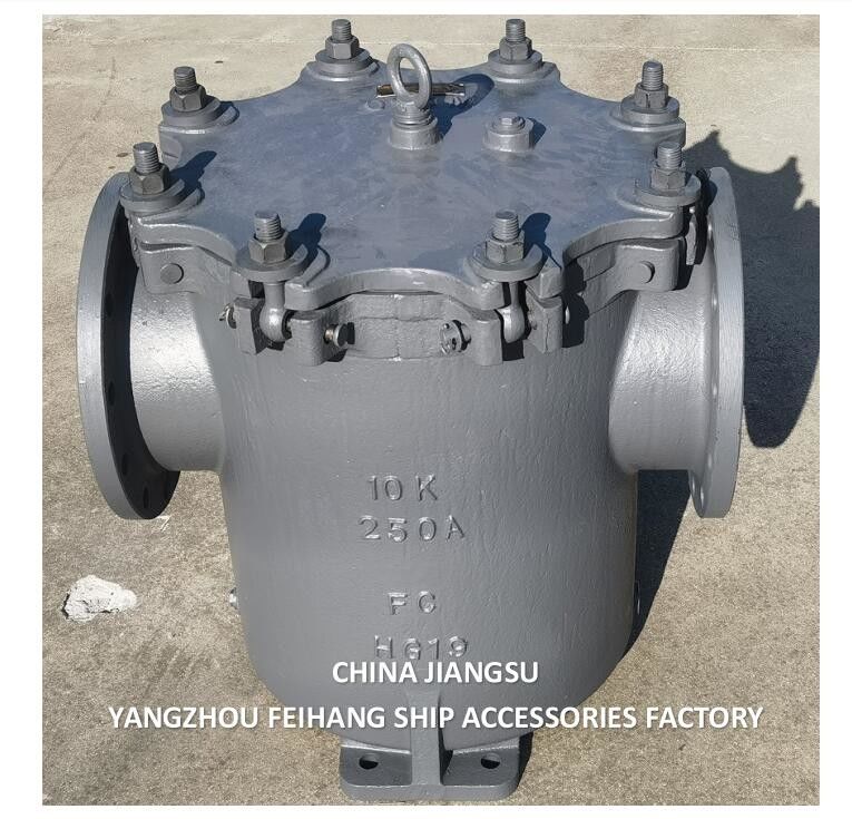 IMPA 872011-Marine Can Water Filter Can Casting Steel, Nom Dia 250mm JISF 7121 10K-250A Can Water Strainers