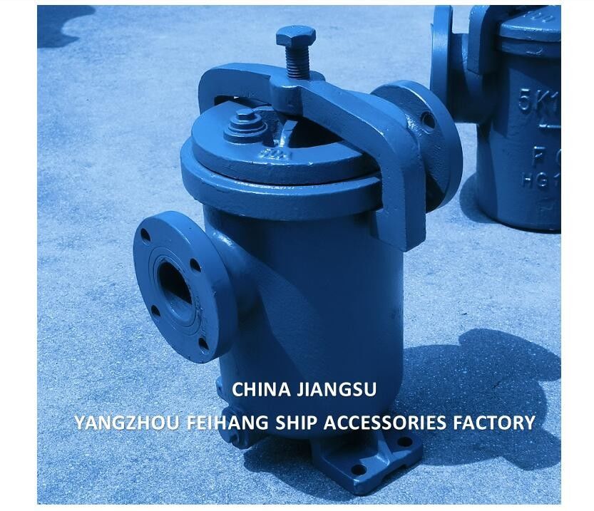 Carbon Iron Marine Single Simplex Oil Strainer 5K-150A JIS F7209 GAST IRON BODY roestvrij staal filter element