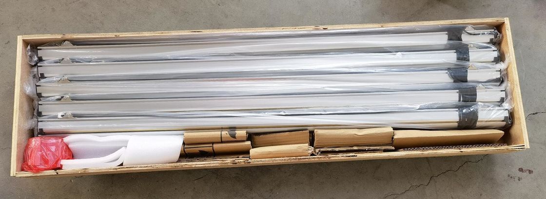 Maritieme zonne-schaduw Anti-Glare Zonne-scherm Roller Blind Polyester schaduwfilm in Bronzen kleur