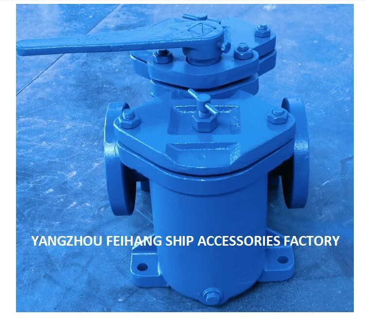 Marine Duplex-oliefilters model As32-0.4/0.22 Cb/T425-94 Marine Duplex-oliefilters rechthoekig gietijzeren lichaam