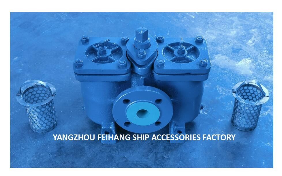 Duplex Oliefilter Model AS40 CB/T425-94 Duplex Korf Olie Strainers