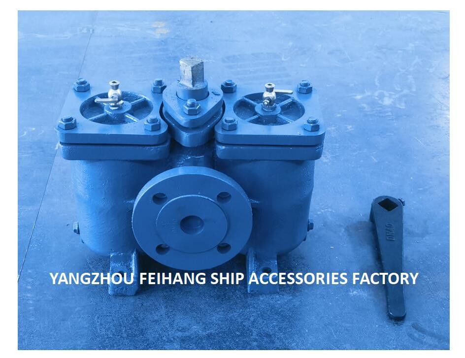 Duplex Oliefilter Model AS40 CB/T425-94 Duplex Korf Olie Strainers