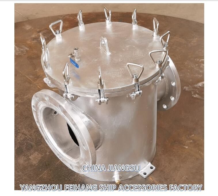 Technisch tekenmodel voor AS250 CB/T497 Maritiem grove waterfilter en maritiem zeewaterfilter