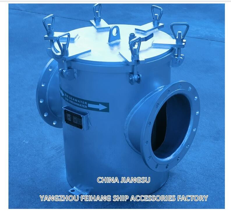 AS250 CB/T497-2012 Maritieme grove waterfilters & Mairine zeewaterstrainer Carbon Steel body, roestvrijstalen filter