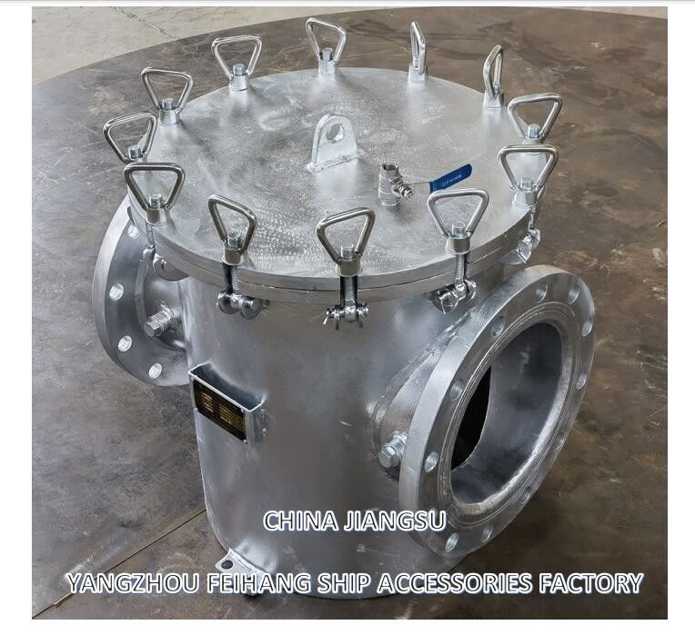 AS250 CB/T497-2012 Maritieme grove waterfilters & Mairine zeewaterstrainer Carbon Steel body, roestvrijstalen filter