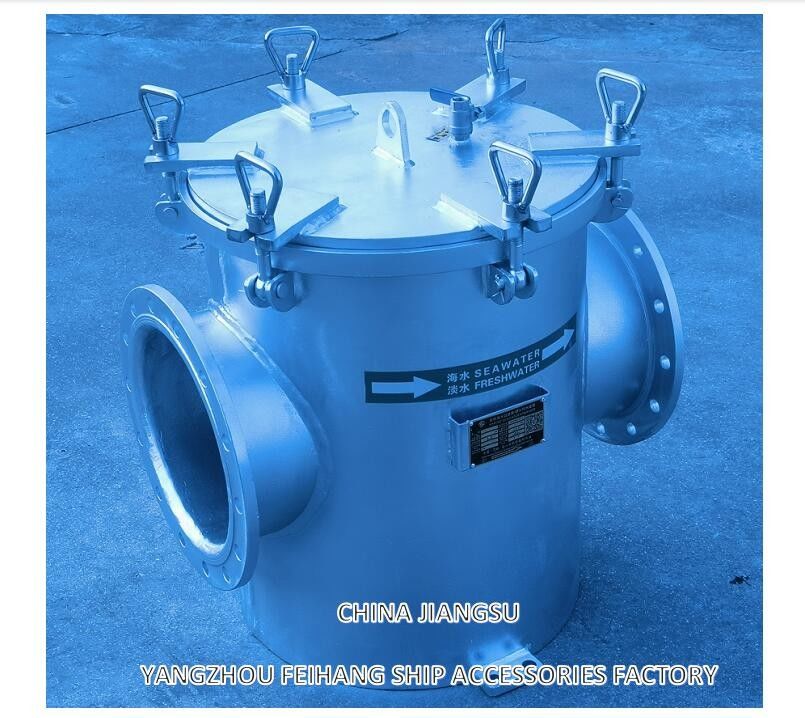 AS250 CB/T497-2012 Maritieme grove waterfilters & Mairine zeewaterstrainer Carbon Steel body, roestvrijstalen filter