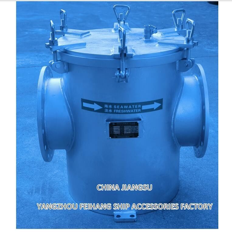 AS250 CB/T497-1994 Maritiem Grob waterfilter Karbonstaal lichaam met variabele roestvrijstalen filterelement