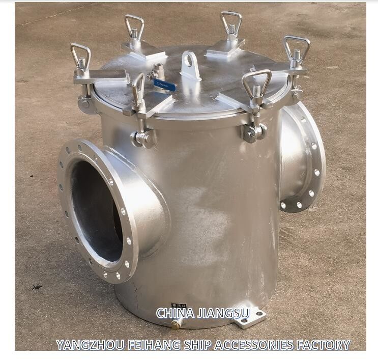 Marine Simplex Grob waterfilter AS250 CB/T497-2012 Koffer van koolstofstaal met variabel filterelement van roestvrij staal