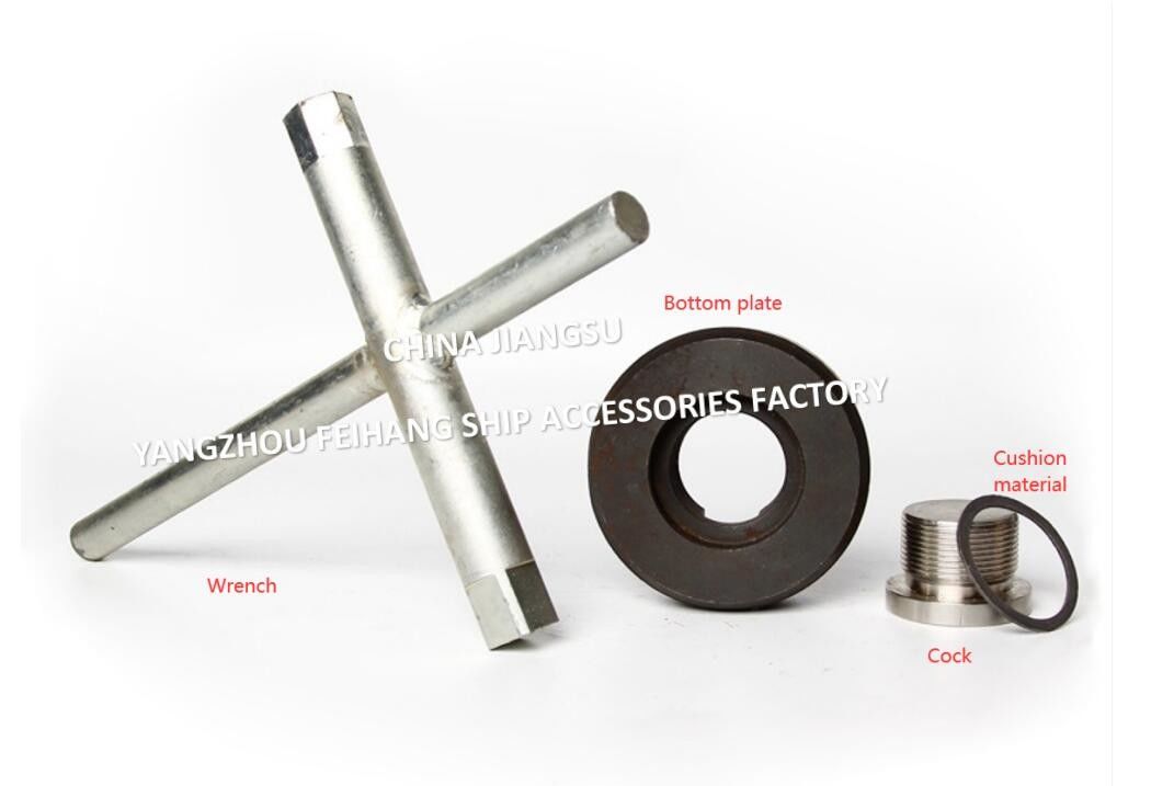 SCHIP'S Bottom Plugs Voor Olie Tank Model AO42-35N CB/T254-1997 Met Roestvrij Staal Cock Carbon Steel Bottom Plate