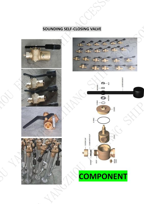 China Klinkende Haan Met Schroefdraad Uiteinden Model FH40 Cb/T3778-1999 Klinkende Zelfsluitende Klep