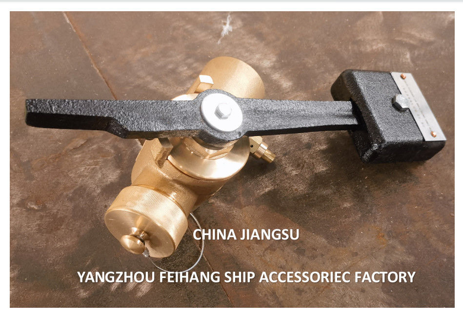 Technische parameter voor FH65 CB/T3778-1999 Bronzen model zelfvergrendelend kleppen met draad met gewichtshefboom