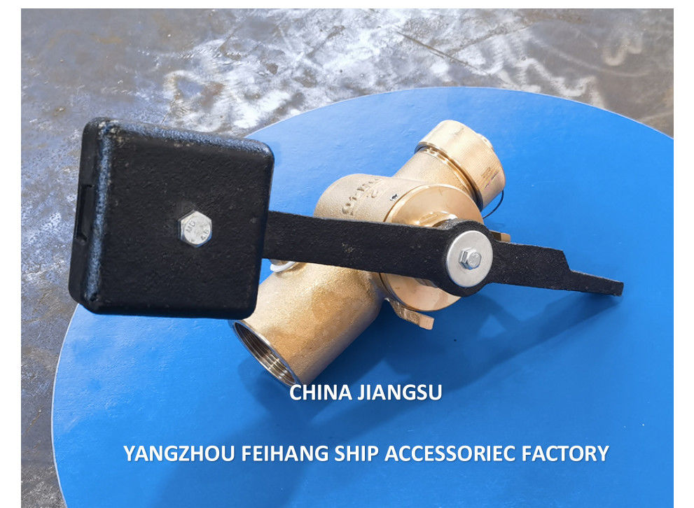 China Klinkende Haan Met Schroefdraad Uiteinden Model FH40 Cb/T3778-1999 Klinkende Zelfsluitende Klep