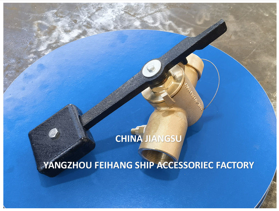 China Klinkende Haan Met Schroefdraad Uiteinden Model FH40 Cb/T3778-1999 Klinkende Zelfsluitende Klep