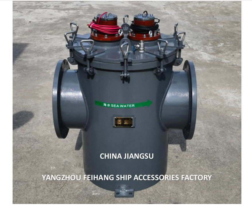 Zeewaterfilter met MGPS-Marine Growth Prevention System Model AS350 CB/T497-2012