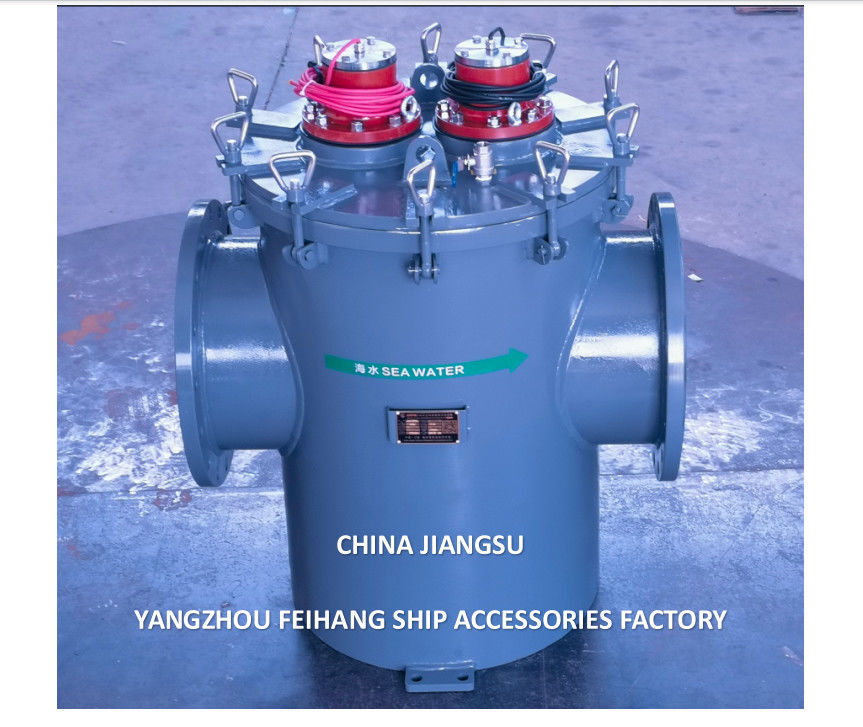 Zeewaterfilter met MGPS-Marine Growth Prevention System Model AS350 CB/T497-2012