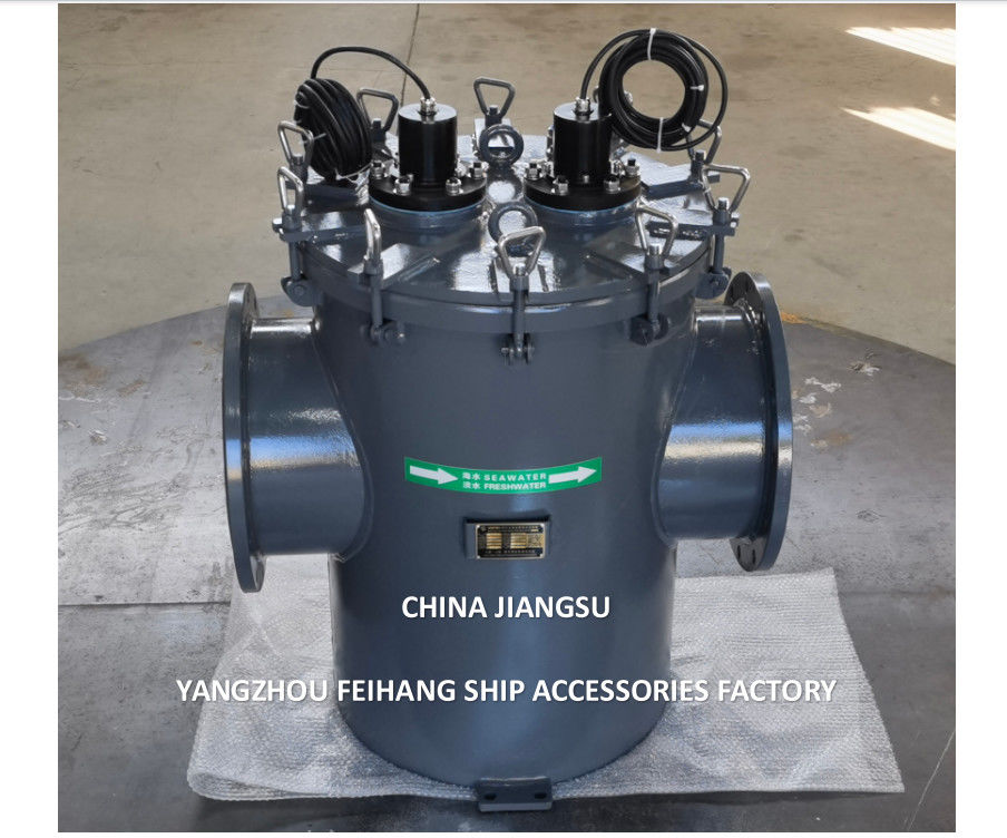 Zeewaterfilters Model BLS300 CB/T497-2012 gegalvaniseerd koolstofstaal met MGPS Marine Growth Prevention System