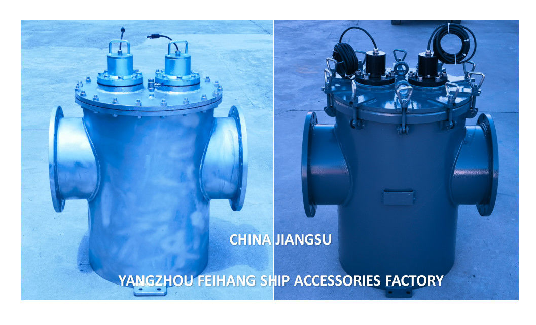 Zeewaterfilter AS350 CB/T497-2012 met MGPS-Marine Growth Prevention System Model