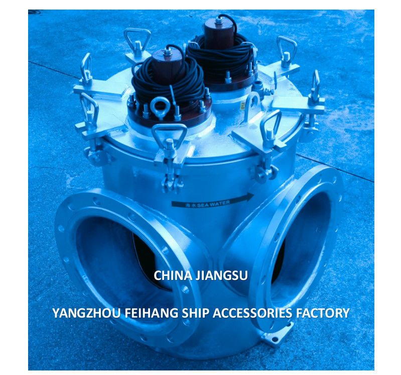 Zeewaterfilters Model BLS300 CB/T497-2012 gegalvaniseerd koolstofstaal met MGPS Marine Growth Prevention System