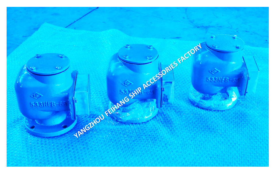 533HFB-DN65 Luchtluchthok Compleet Set voor ballastwatertanks Luchtpijpkop Model 533hfb-65a