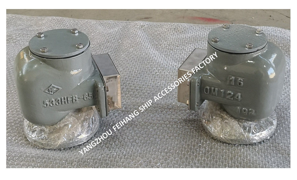 533HFB-DN65 Luchtluchthok Compleet Set voor ballastwatertanks Luchtpijpkop Model 533hfb-65a