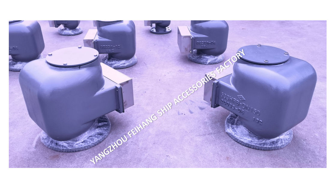 Nodule gietijzer Marine Air Vent Head model 533HFB-150A Middelgroen Voor Ballast Tank Float Type