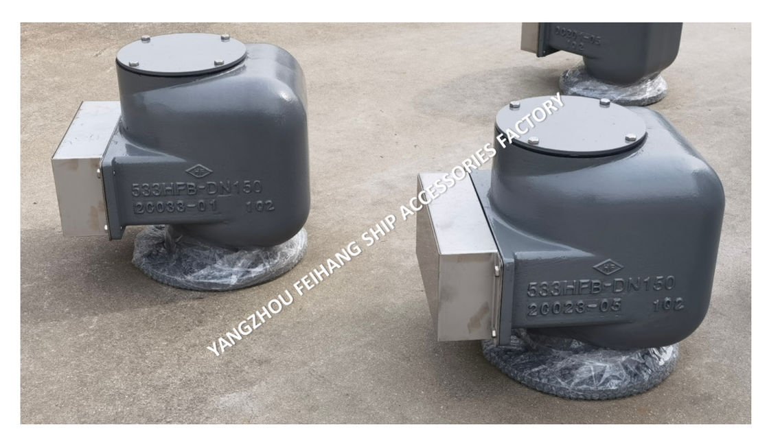 Nodule gietijzer Marine Air Vent Head model 533HFB-150A Middelgroen Voor Ballast Tank Float Type