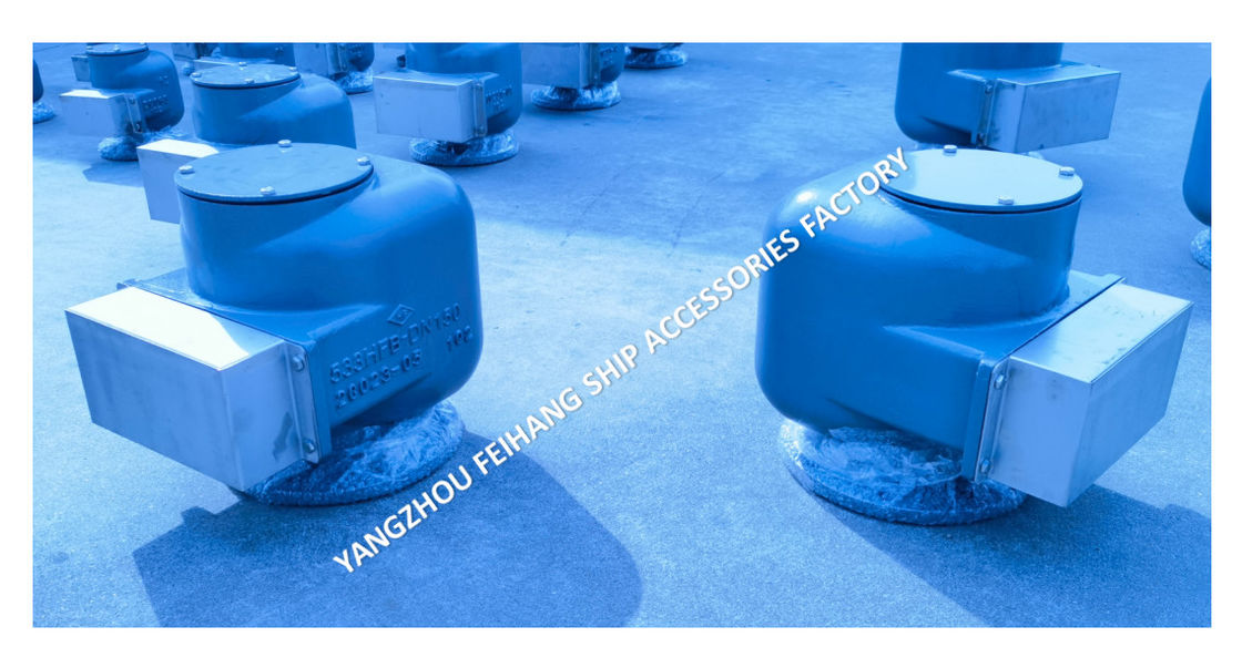 Nodule gietijzer Marine Air Vent Head model 533HFB-150A Middelgroen Voor Ballast Tank Float Type