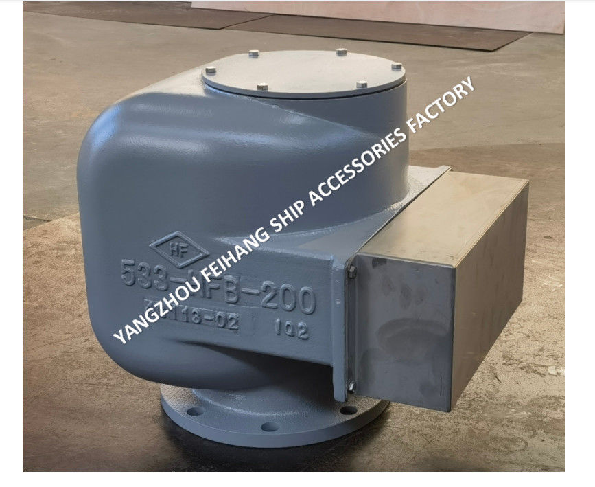 Marine Air Vent Head Complete Set 533HFB-200A Body Ductiel ijzer met roestvrij staal zweven