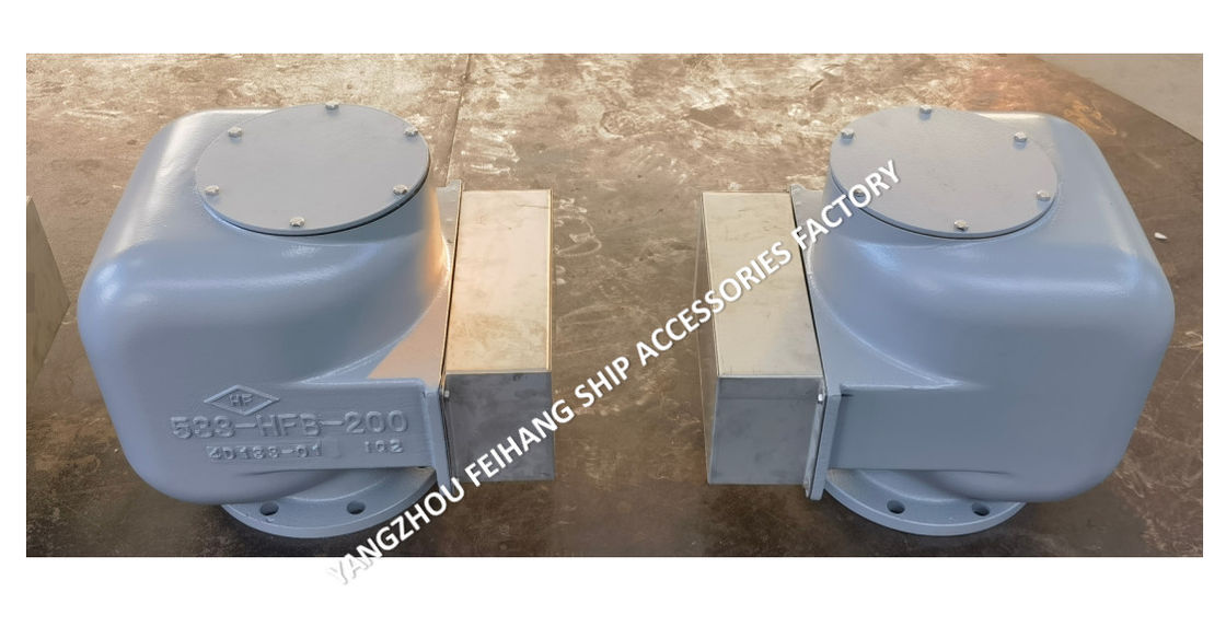 Marine Air Vent Head Complete Set 533HFB-200A Body Ductiel ijzer met roestvrij staal zweven