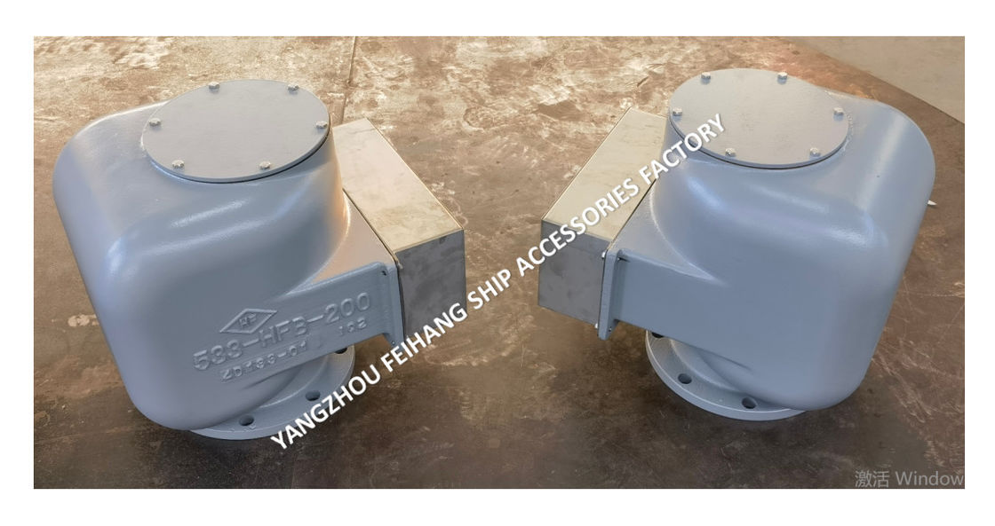 Marine Air Vent Head Complete Set 533HFB-200A Body Ductiel ijzer met roestvrij staal zweven
