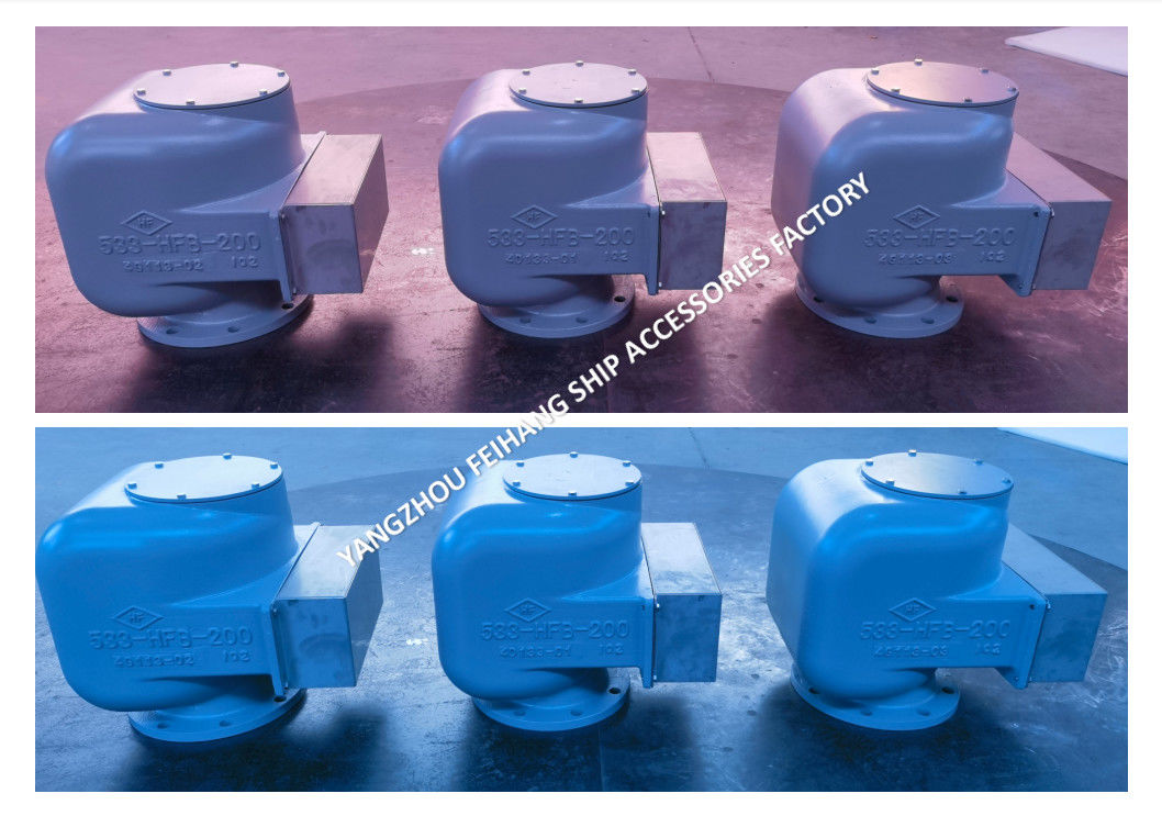 Marine Air Vent Head Complete Set 533HFB-200A Body Ductiel ijzer met roestvrij staal zweven