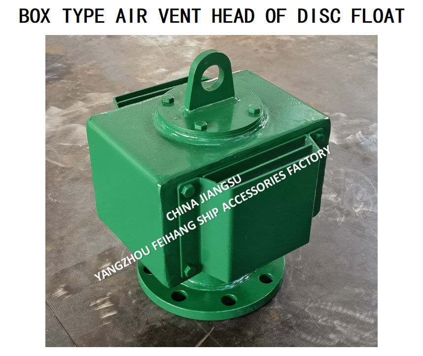 MARINE BOX TYPE VENT HEAD DN100 VAN VREEKWATERTANK BODY COBON STEEL HOT DIP GALVANISERING MET SUS316L Drijvende bal