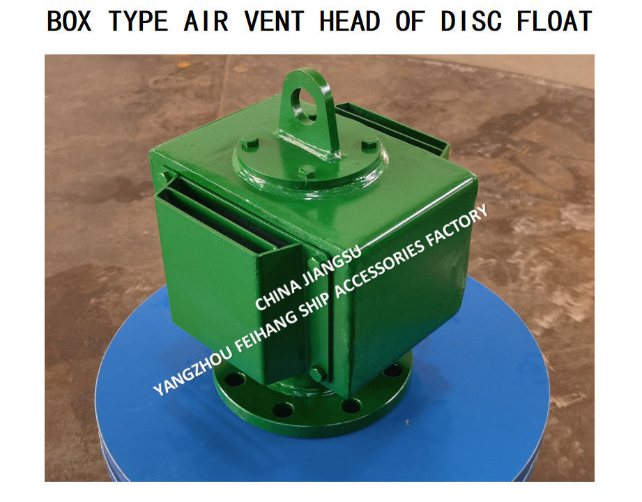 WATERTANK VLOATENDE DISC TYPE MARINE BOX TYPE AIR VENT HEAD DN100 BODY COBON STEEL HOT-DIP GALVANISEREN met SUS316L VLOATENDE BALL