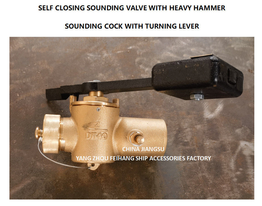 F-Cb/T3778-99 Bronzen gewogen hefboom klep met geluidssluiting Dn50 klep met geluidssluiting