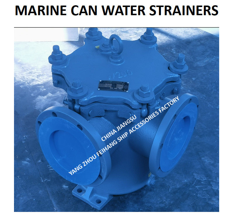 JIS F7121-1996 Marine gietijzeren waterfilter 5K-200A LA-type voor de belangrijkste zeewaterpomp met filters van roestvrij staal