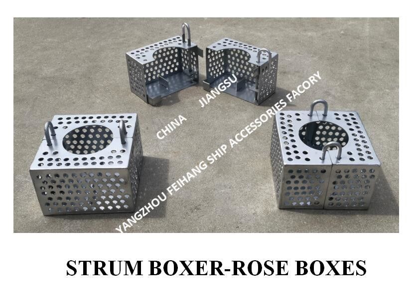 Gegalvaniseerde stalen filter rozen doos voor bilge lijn FH-100A JIS F7206 Mesh-10mm