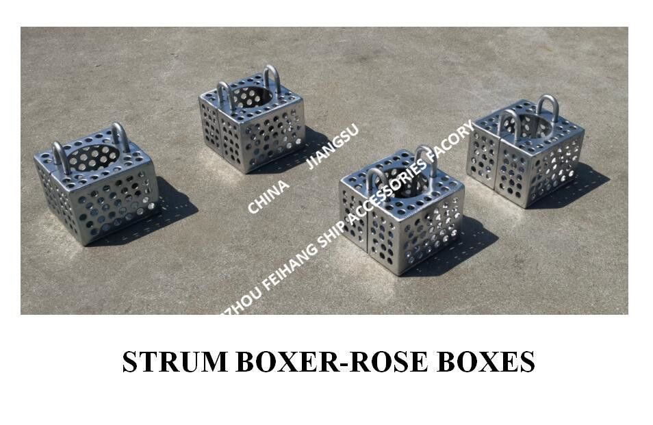 Gegalvaniseerde stalen filter rozen doos voor bilge lijn FH-100A JIS F7206 Mesh-10mm