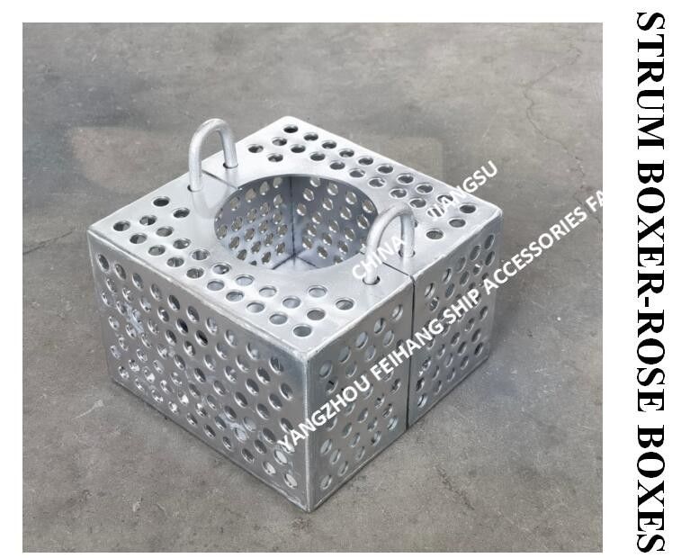 Gegalvaniseerde stalen filter rozen doos voor bilge lijn FH-100A JIS F7206 Mesh-10mm