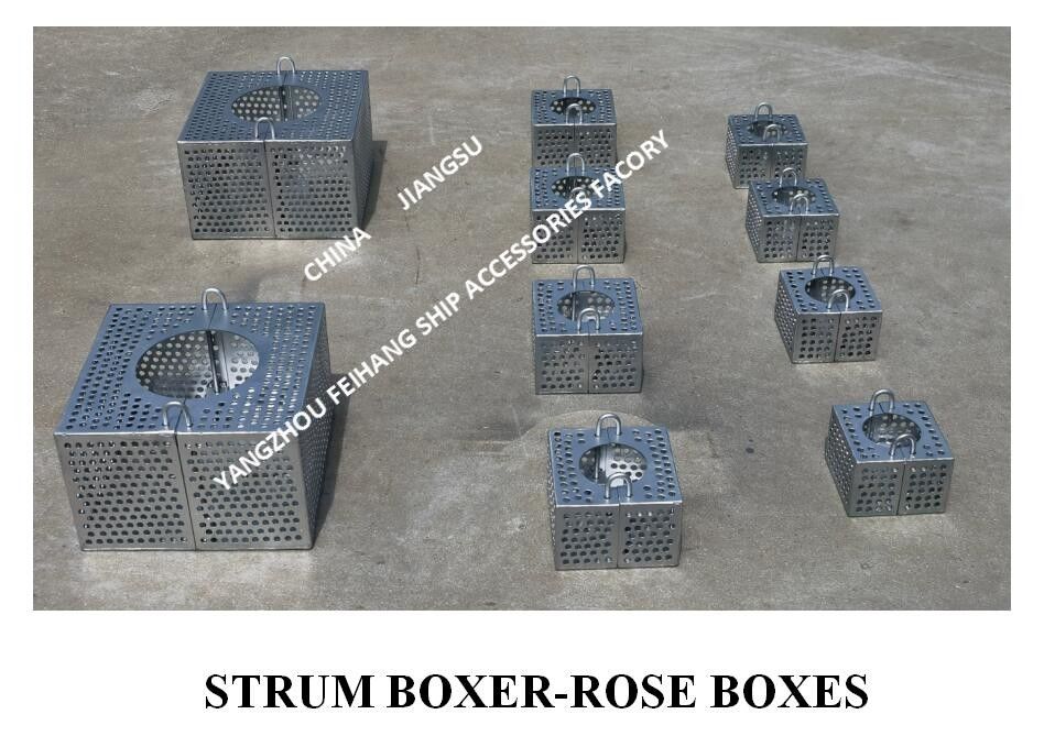Gegalvaniseerde stalen filter rozen doos voor bilge lijn FH-100A JIS F7206 Mesh-10mm