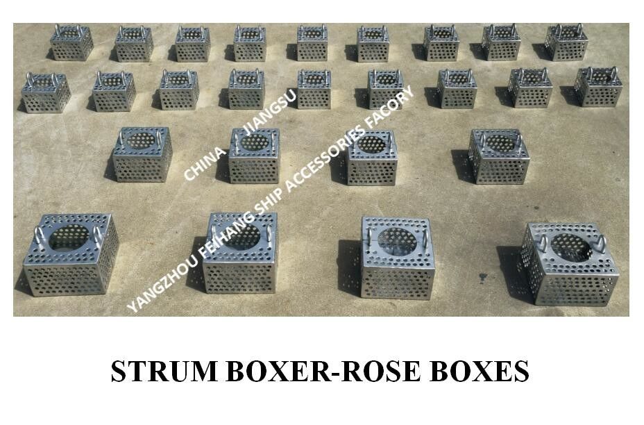 Gegalvaniseerde stalen filter rozen doos voor bilge lijn FH-100A JIS F7206 Mesh-10mm