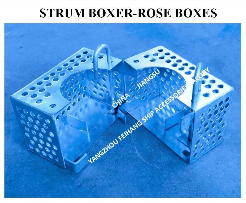 Filterbox Marine Rose Boxes Voor Bilge Line FH-250A JIS F7206 Carbon Steel Hot Dip Galvanized