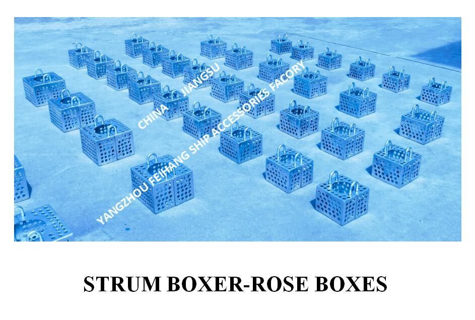 Filterbox Marine Rose Boxes Voor Bilge Line FH-250A JIS F7206 Carbon Steel Hot Dip Galvanized
