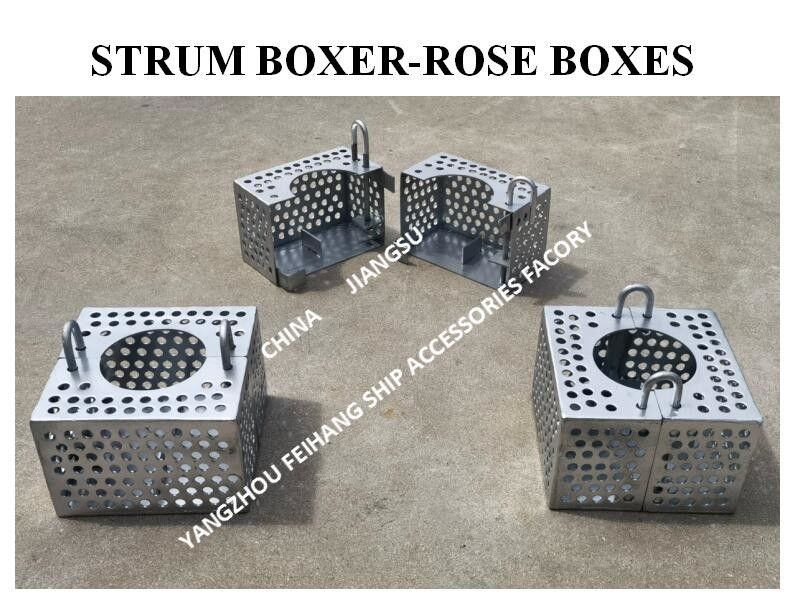 Gegalvaniseerde stalen filter rozen doos voor bilge lijn FH-100A JIS F7206 Mesh-10mm
