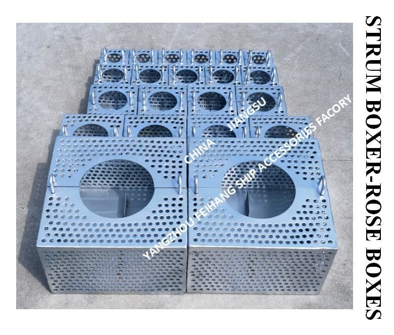 Gegalvaniseerde stalen filter rozen doos voor bilge lijn FH-100A JIS F7206 Mesh-10mm