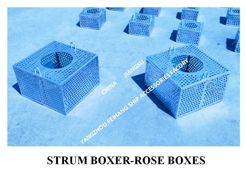 Gegalvaniseerde stalen filter rozen doos voor bilge lijn FH-100A JIS F7206 Mesh-10mm