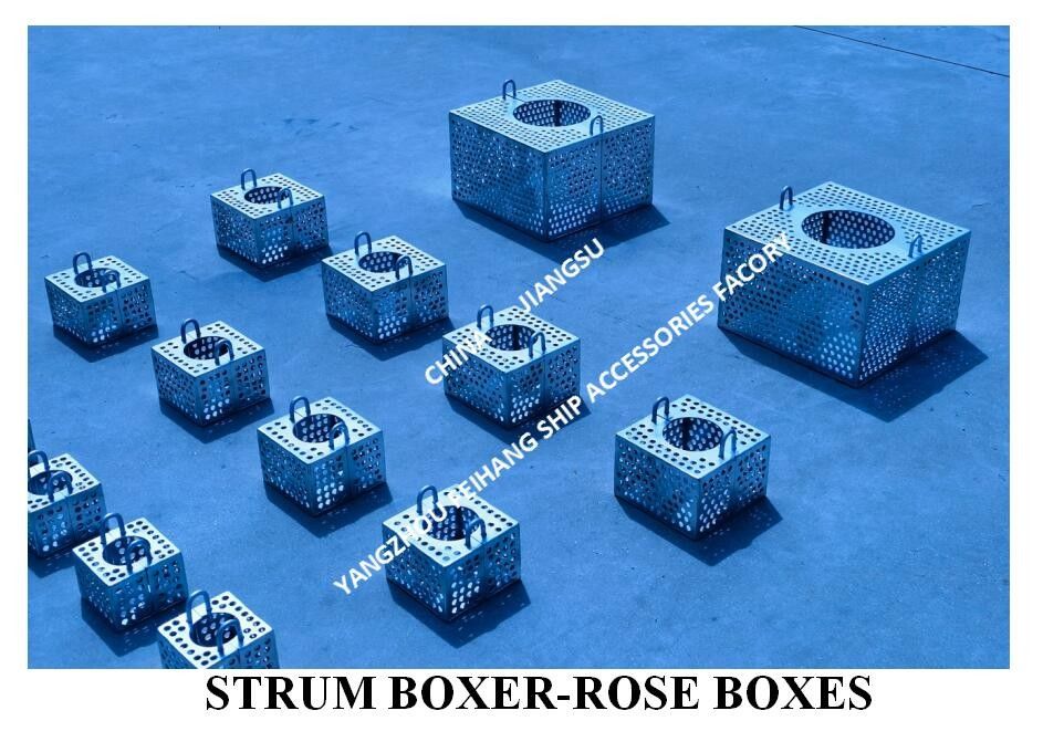 Gegalvaniseerde stalen filter rozen doos voor bilge lijn FH-100A JIS F7206 Mesh-10mm