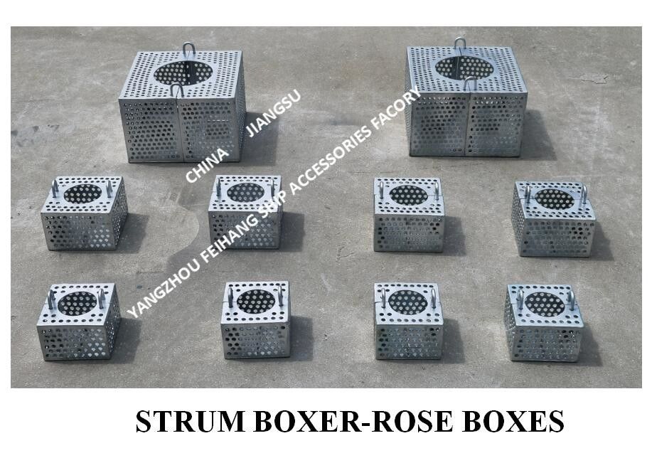 Gegalvaniseerde stalen filter rozen doos voor bilge lijn FH-100A JIS F7206 Mesh-10mm