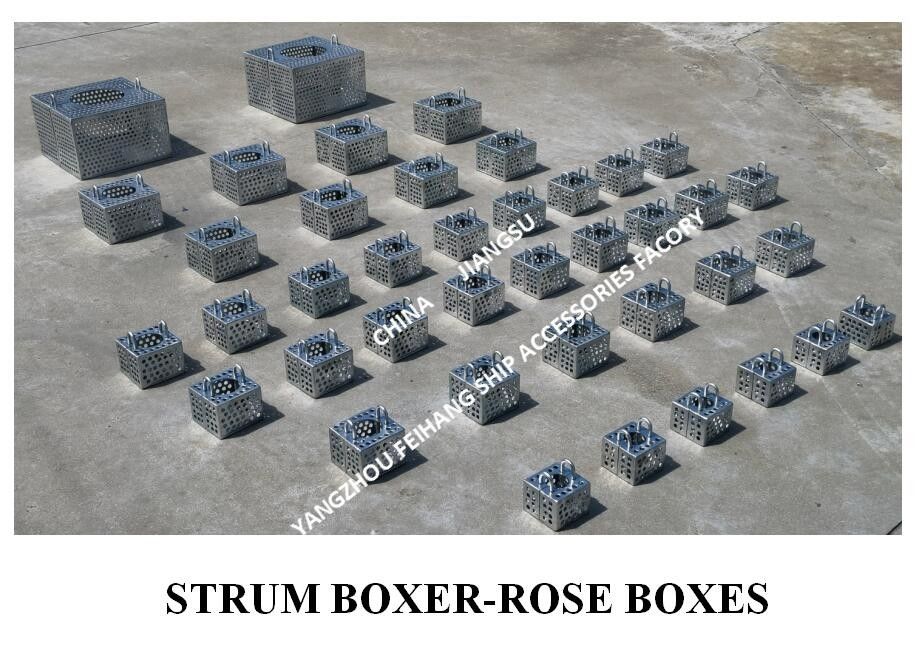 JIS F7206 Zuigstuiver STRUM BOXER voor bilgelijn Fh-150A Mesh 10 mm