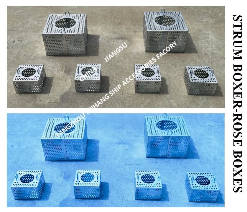 Gegalvaniseerde stalen filter rozen doos voor bilge lijn FH-100A JIS F7206 Mesh-10mm